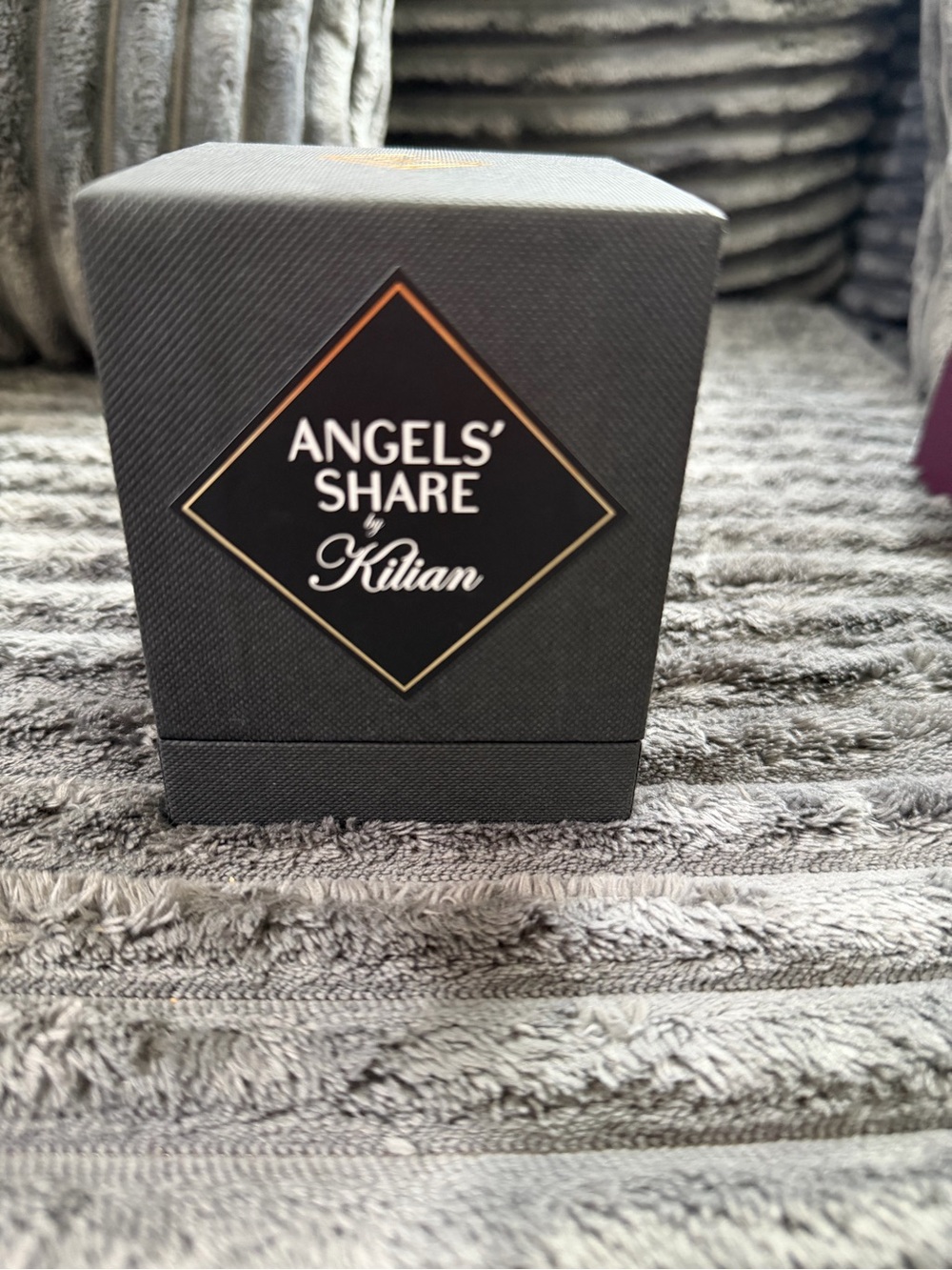 ILIA Black Decorative Gift Box with Gold Trim